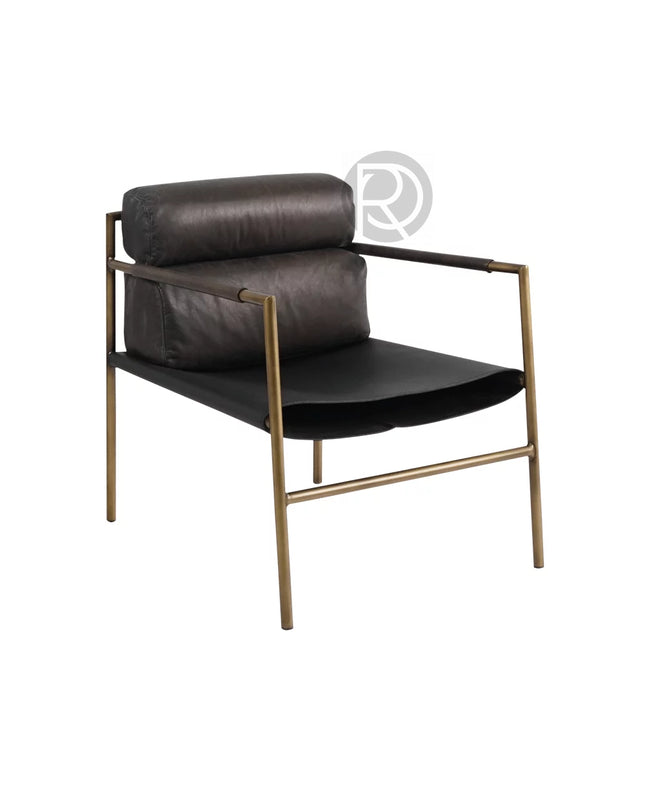 TRATTE by Rodesigne armchair — brass designer armchair, custom furniture by RODESIGNE