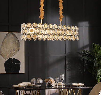 Chandelier NUMMUM by Rodesigne — glass designer chandelier, custom lighting by RODESIGNE