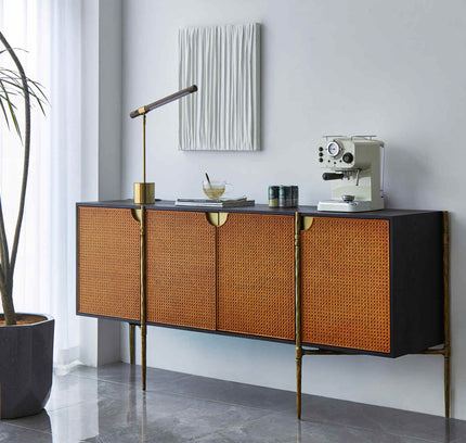Cabinet QUE by Rodesigne — brass designer cabinet, custom furniture by RODESIGNE