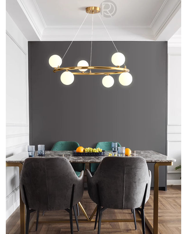 Chandelier LANDE by Rodesigne — brass designer chandelier, custom lighting by RODESIGNE