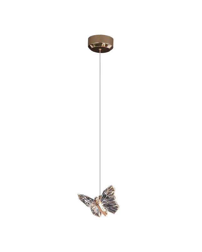 Hanging lamp SOMMERFUG by Rodesigne — brass modern pendant light, custom designer lighting by RODESIGNE