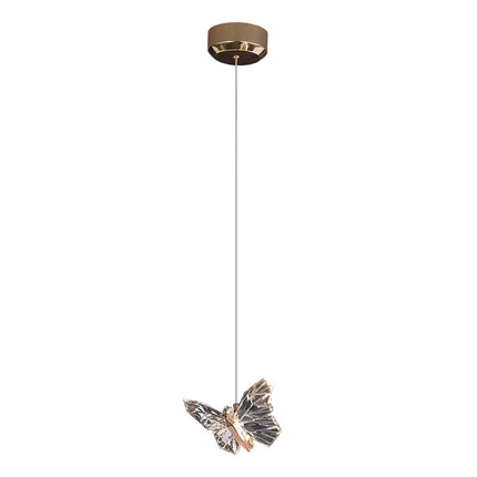 Hanging lamp SOMMERFUG by Rodesigne — brass modern pendant light, custom designer lighting by RODESIGNE