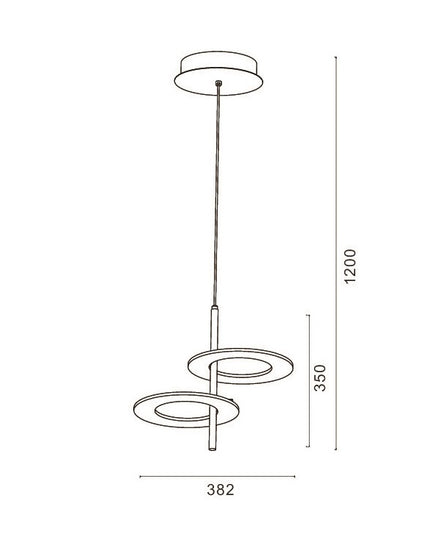 SATURN by Rodesigne pendant lamp