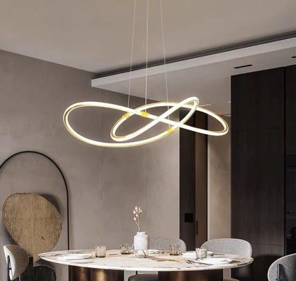 Chandelier LINEE by Rodesigne — brass designer chandelier, custom lighting by RODESIGNE
