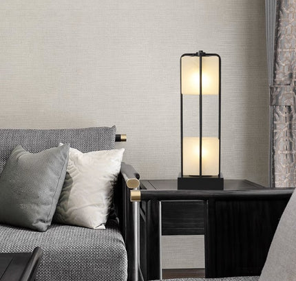Table lamp PILASTRO by Rodesigne — glass designer table lamp by RODESIGNE