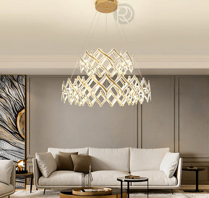 Chandelier NITTE by Rodesigne — brass designer chandelier, custom lighting by RODESIGNE