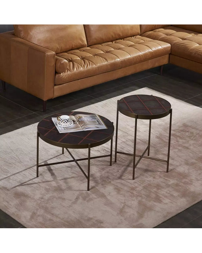 Set of coffee tables FOSA by Rodesigne — bronze designer piece by RODESIGNE