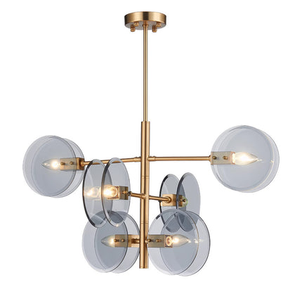 Chandelier SHARPEN by Rodesigne — brass designer chandelier, custom lighting by RODESIGNE