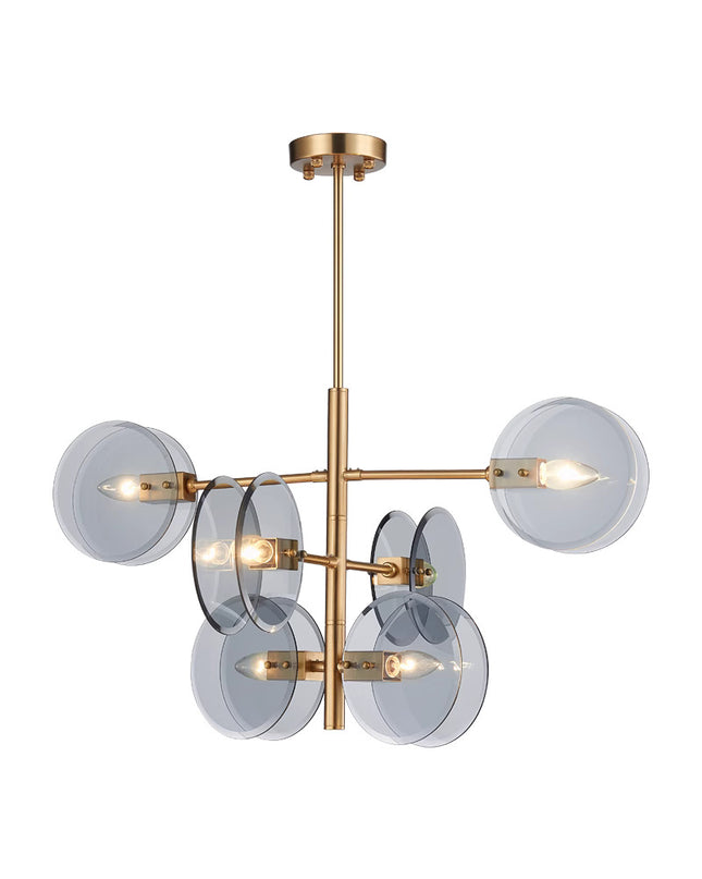 Chandelier SHARPEN by Rodesigne — brass designer chandelier, custom lighting by RODESIGNE