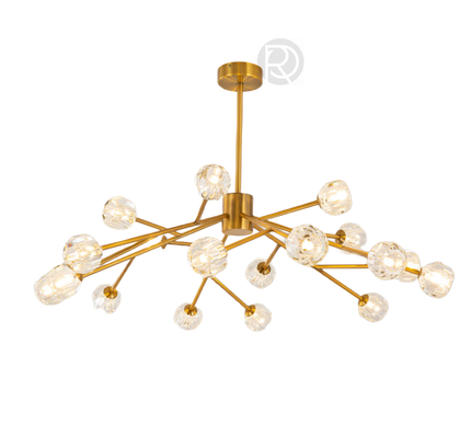 Chandelier BARTEX by Rodesigne — brass designer chandelier, custom lighting by RODESIGNE
