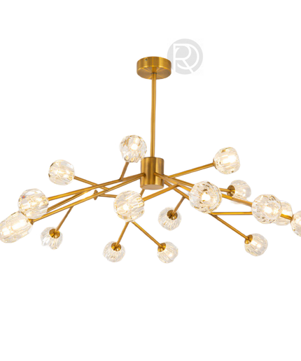 Chandelier BARTEX by Rodesigne — brass designer chandelier, custom lighting by RODESIGNE