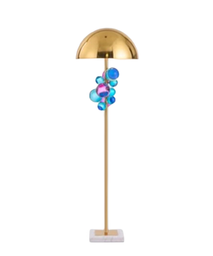 Floor lamp GLOBO by Rodesigne — brass designer floor lamp by RODESIGNE