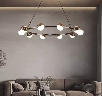 Chandelier OLLI by Rodesigne — glass designer chandelier, custom lighting by RODESIGNE