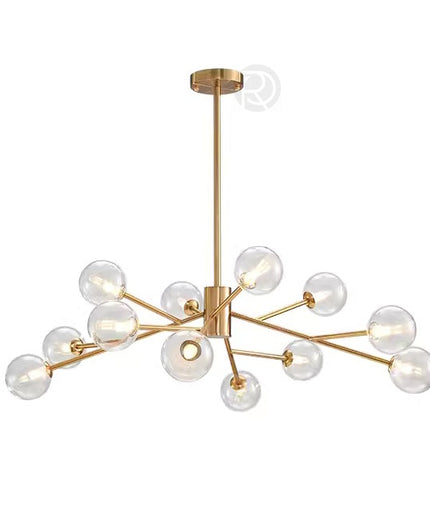 BOULE chandelier by Rodesigne — brass designer chandelier, custom lighting by RODESIGNE