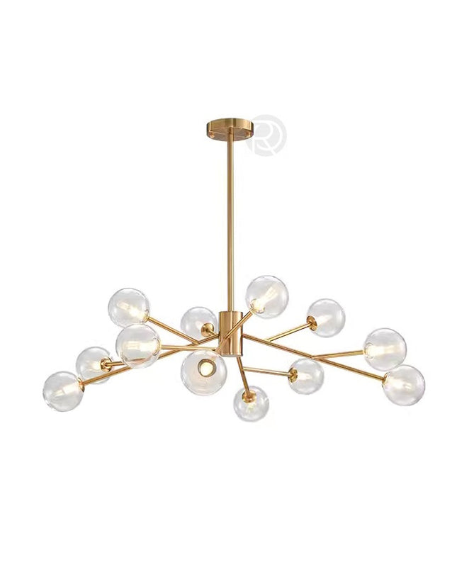 BOULE chandelier by Rodesigne — brass designer chandelier, custom lighting by RODESIGNE