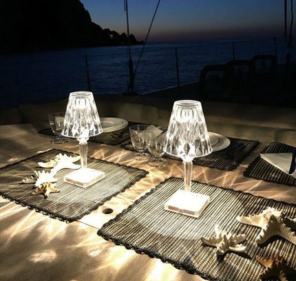 Table lamp OCCHIO by Rodesigne — glass designer table lamp by RODESIGNE