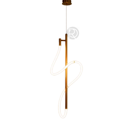 Chandelier TRACER-VERT by Rodesigne — brass designer chandelier, custom lighting by RODESIGNE