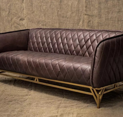 VAPORE sofa by Rodesigne — brass designer sofa, custom furniture by RODESIGNE