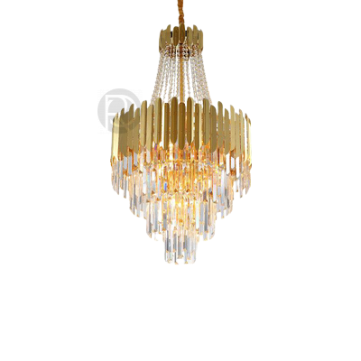 Chandelier PRECIOUS MAJESTY by Rodesigne — brass designer chandelier, custom lighting by RODESIGNE