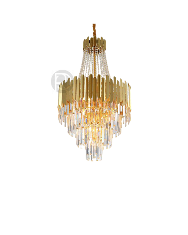 Chandelier PRECIOUS MAJESTY by Rodesigne — brass designer chandelier, custom lighting by RODESIGNE