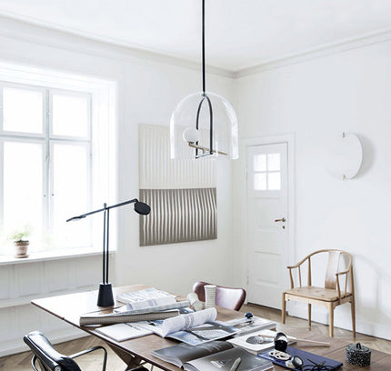 YANZI by Rodesigne Pendant lamp — glass modern pendant light, custom designer lighting by RODESIGNE