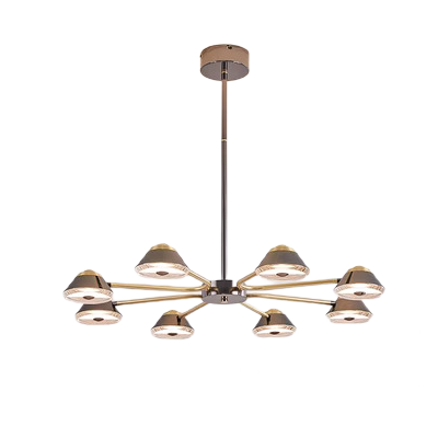 Chandelier LAPPY by Rodesigne — glass designer chandelier, custom lighting by RODESIGNE