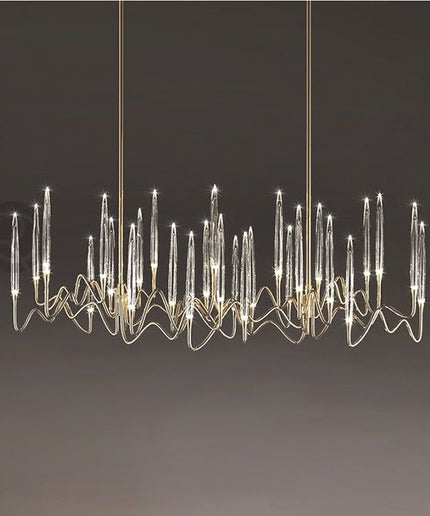 Chandelier PEZZO by Rodesigne — brass designer chandelier, custom lighting by RODESIGNE