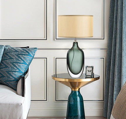 Table lamp INDIANA by Rodesigne — glass designer table lamp by RODESIGNE