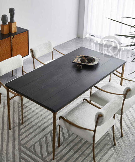 BELLESA by Rodesigne dining table — designer dining table, custom furniture by RODESIGNE