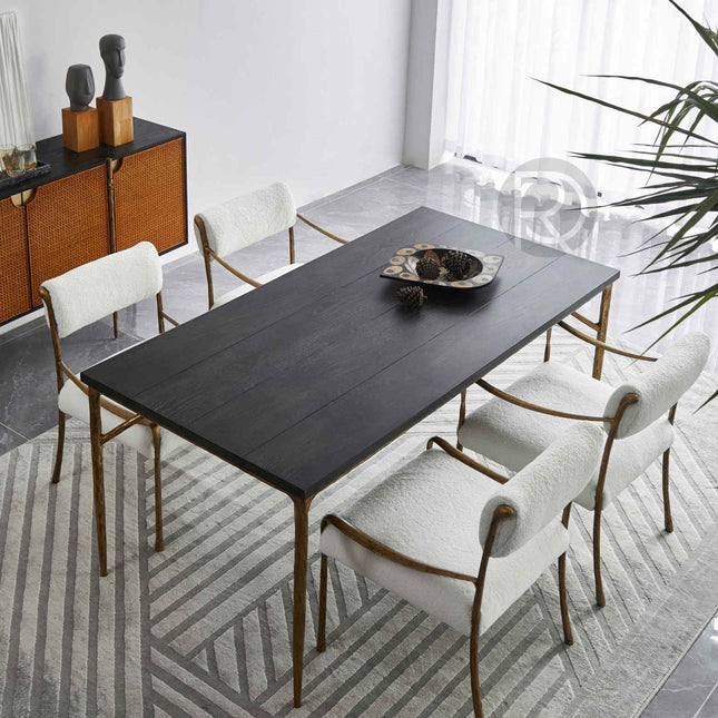 BELLESA by Rodesigne dining table — designer dining table, custom furniture by RODESIGNE