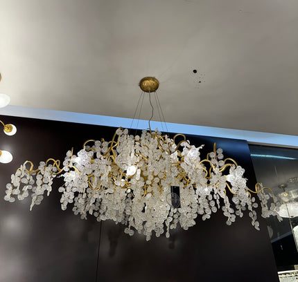 Chandelier CREEP by Rodesigne — glass designer chandelier, custom lighting by RODESIGNE