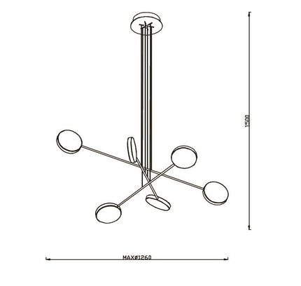 Chandelier RICCIO by Rodesigne — designer chandelier, custom lighting by RODESIGNE
