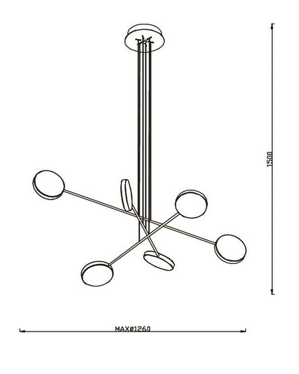 Chandelier RICCIO by Rodesigne