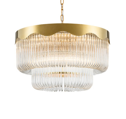 Chandelier KANTEN by Rodesigne — brass designer chandelier, custom lighting by RODESIGNE