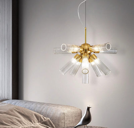 IGEL chandelier by Rodesigne — brass designer chandelier, custom lighting by RODESIGNE